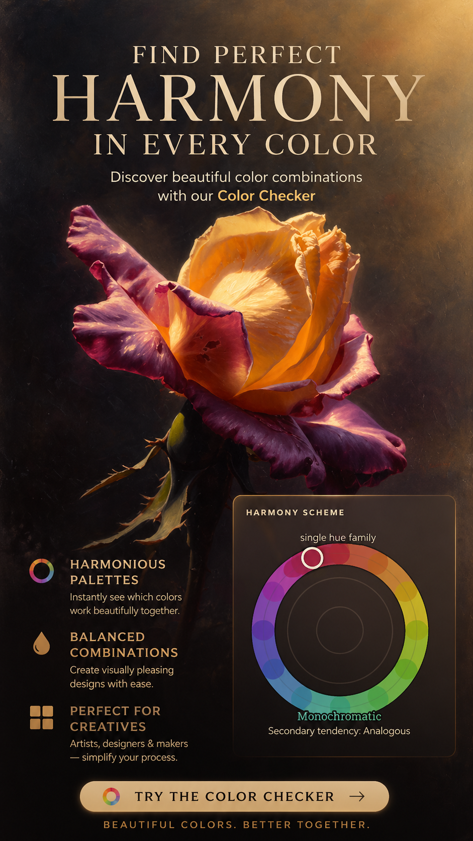 Color checker preview